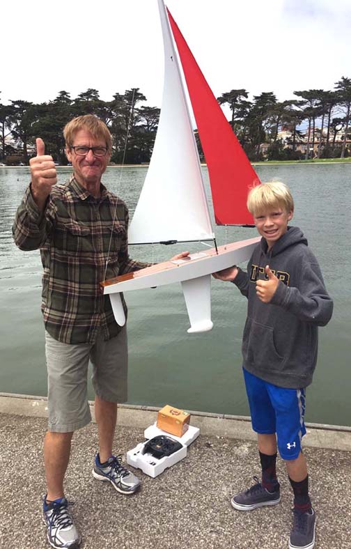 wooden sailboat toy