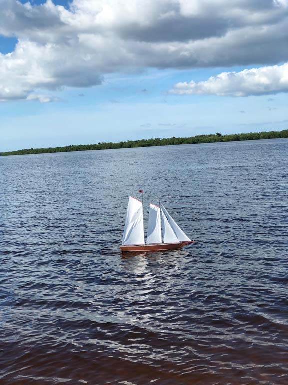 model sailboat wooden