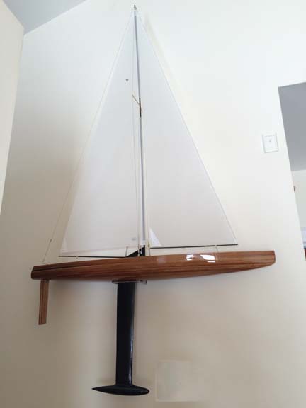 toy sailboat wooden