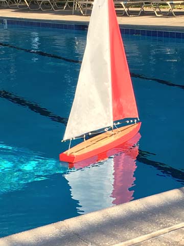 toy sailboat