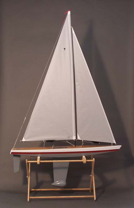 wooden sail boat