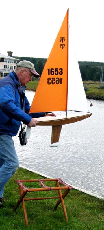 RC model sailboat