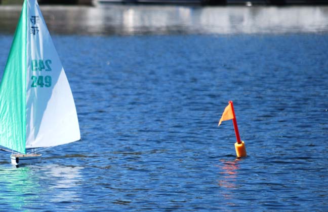 racing mark for rc sailboat racing