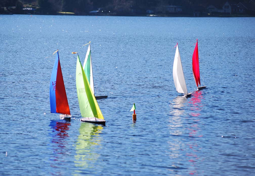 rc sailboat mark rounding