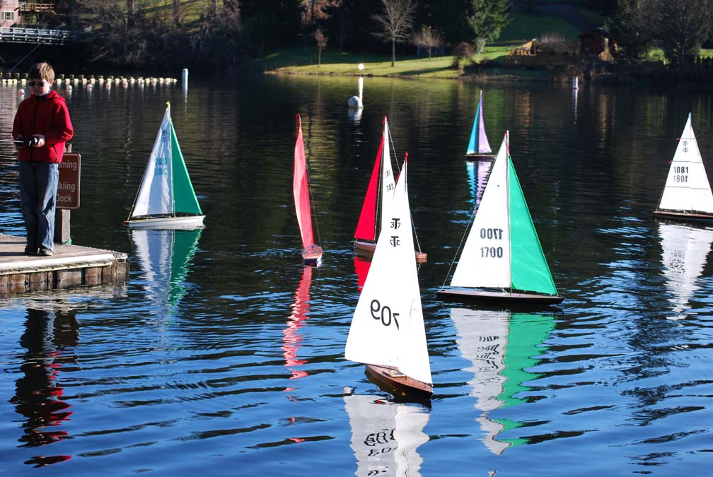 remote control sailboat race