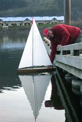 RC sailboat model