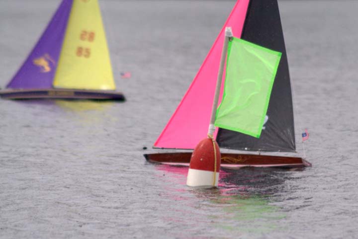 wooden sailboat model