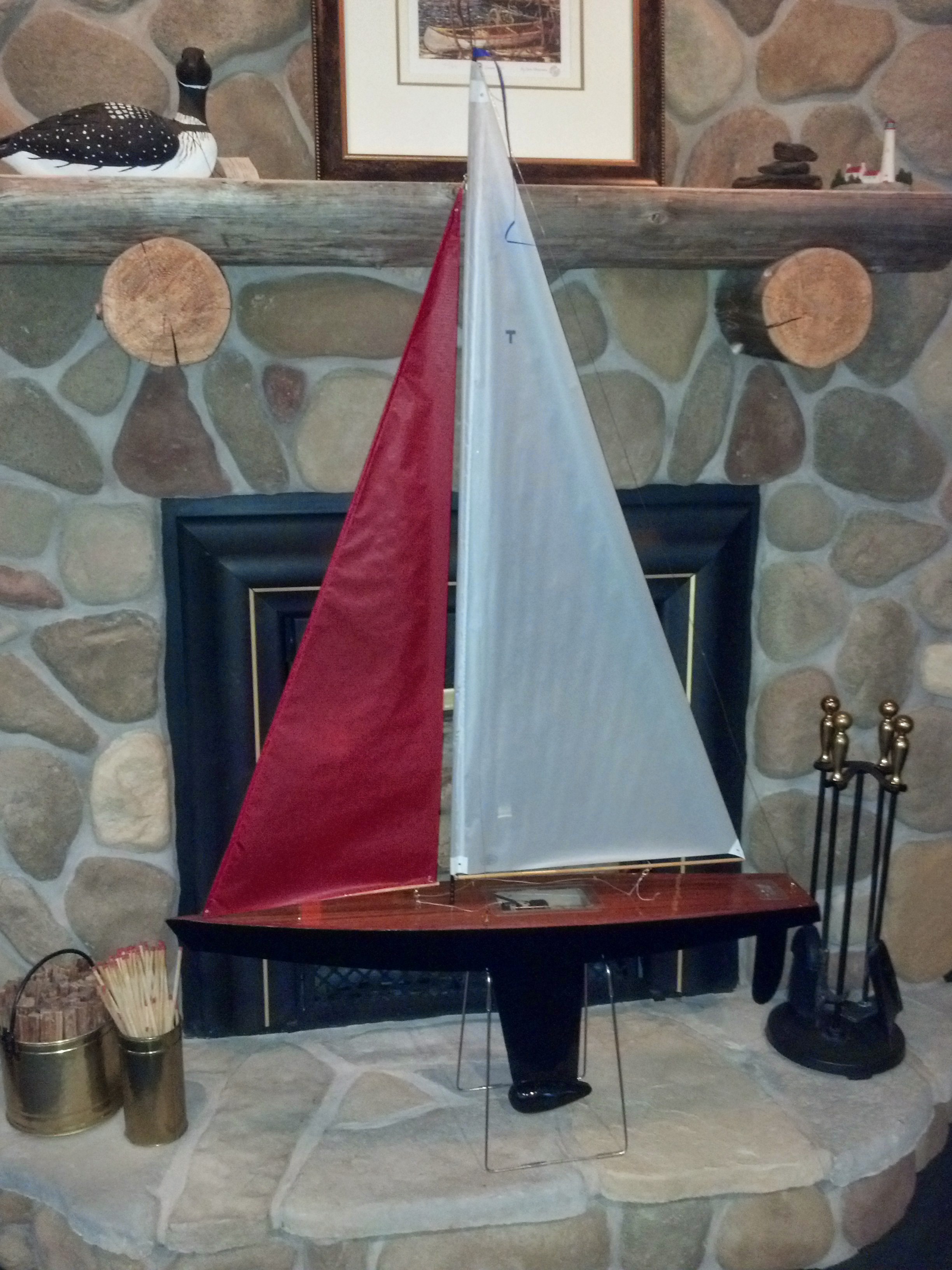 model sail boat sailing lake t37 racing kit