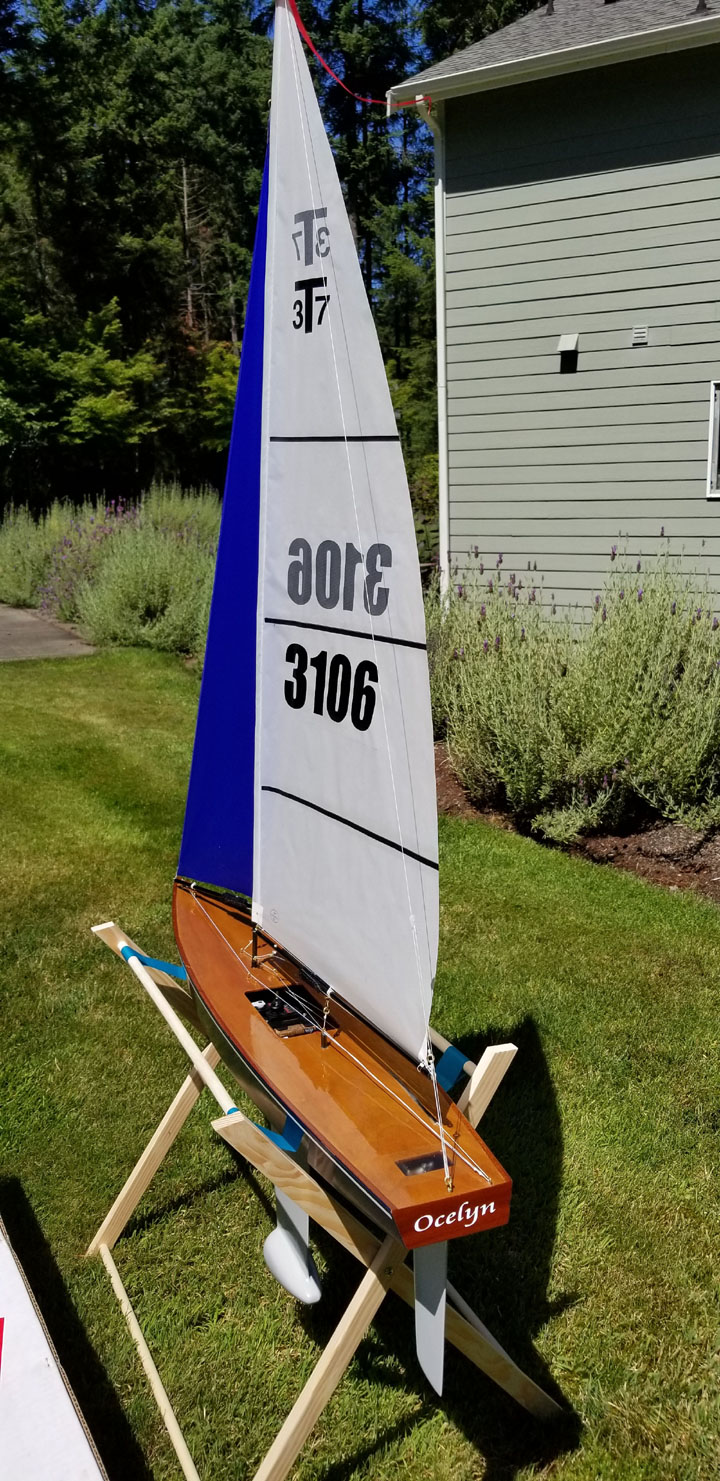 model sail boat fun t37 racing kit
