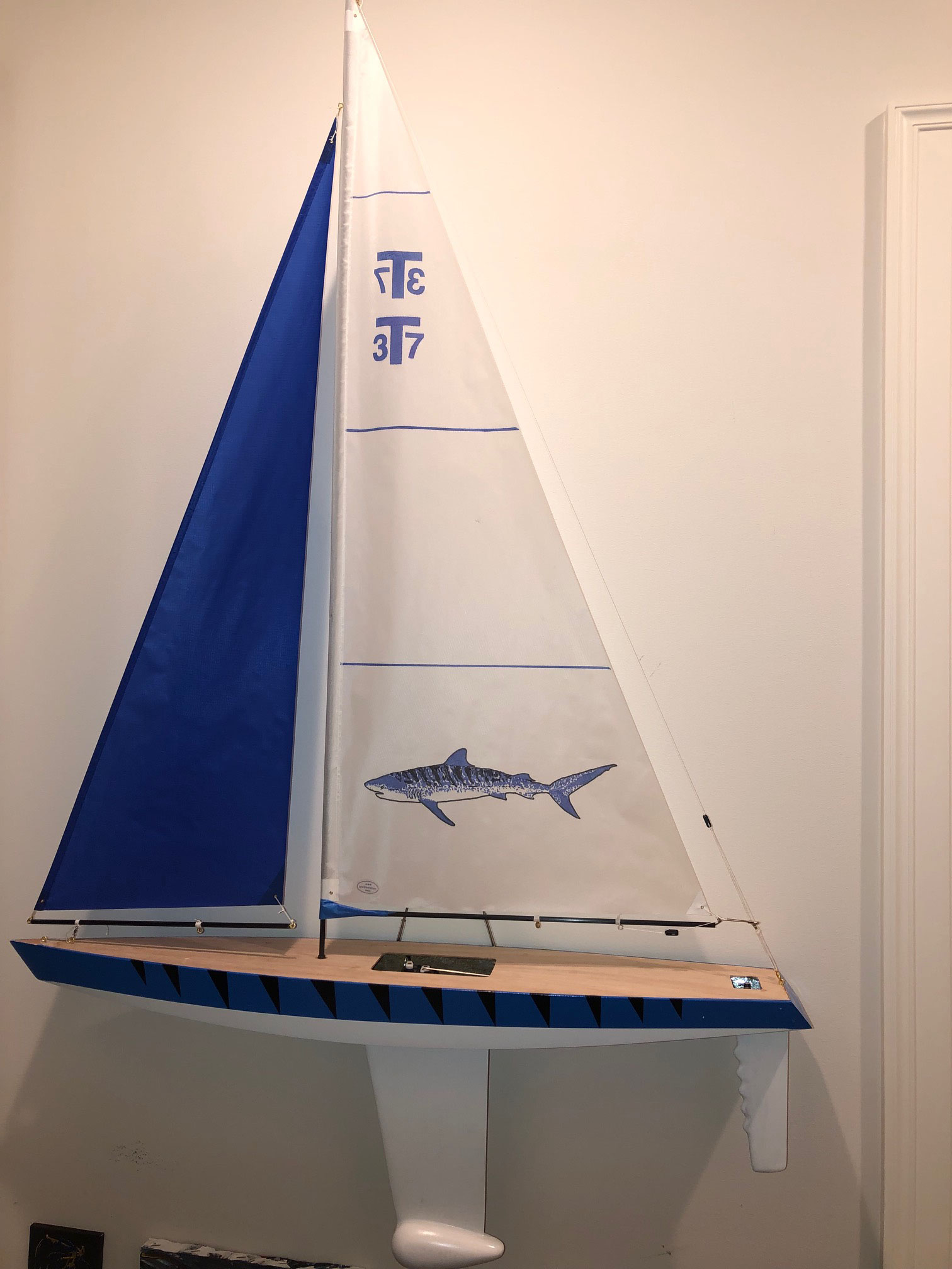 model sail boat building with kids fun project